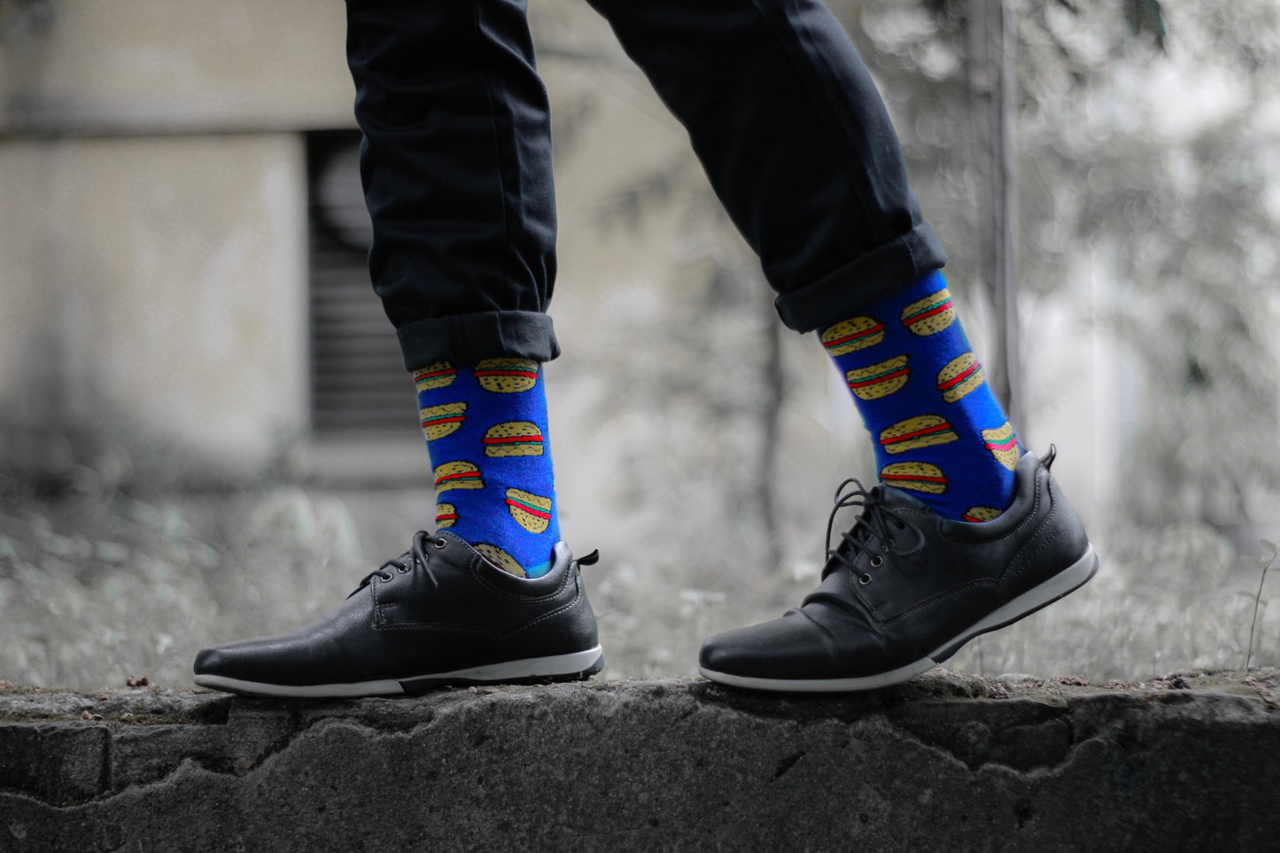 Cotton Crew Socks Combo: Pizza, SSU, Cutting Chai, Burgers