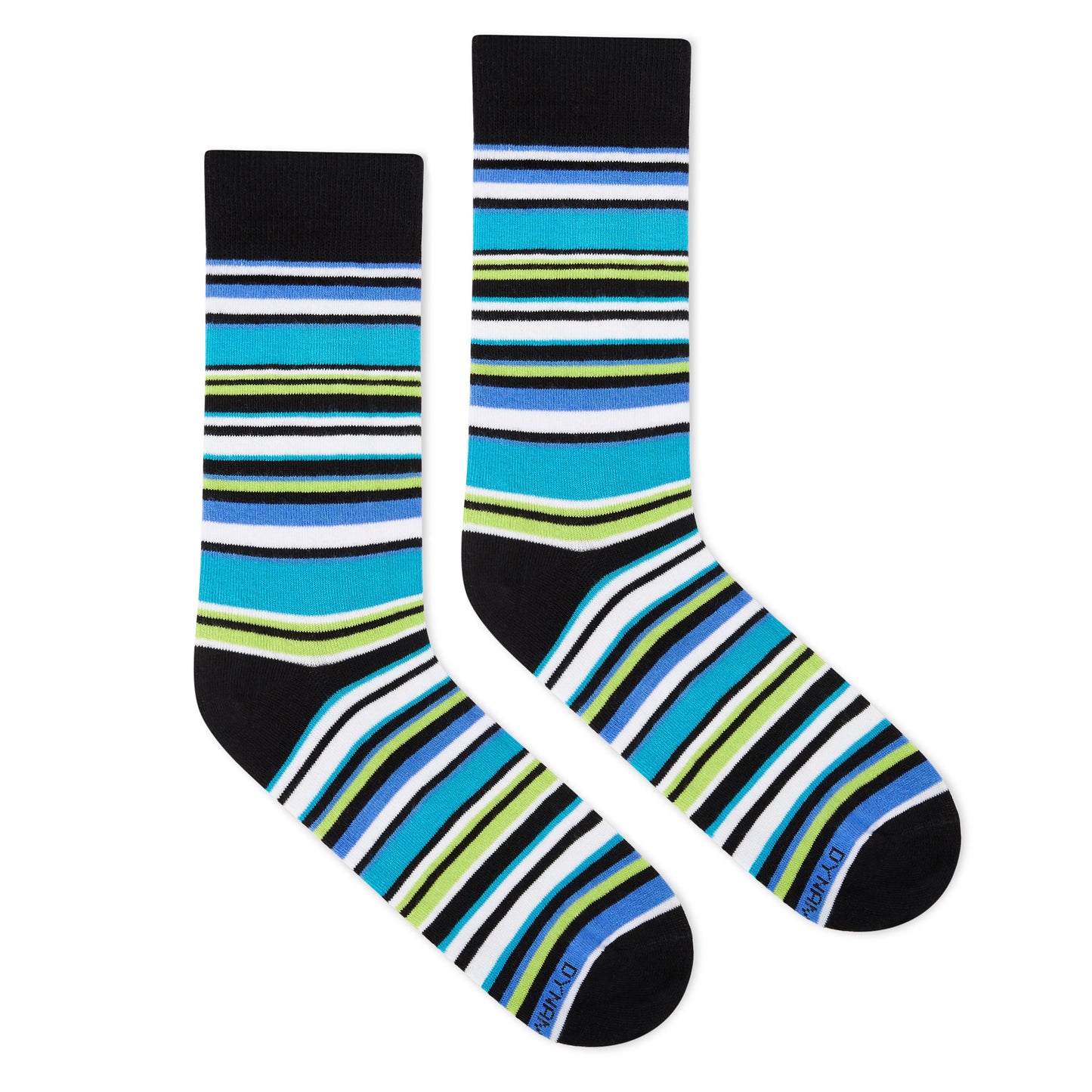 Dynamocks Bold Striped Cotton Crew Socks – Stripes 13.0
