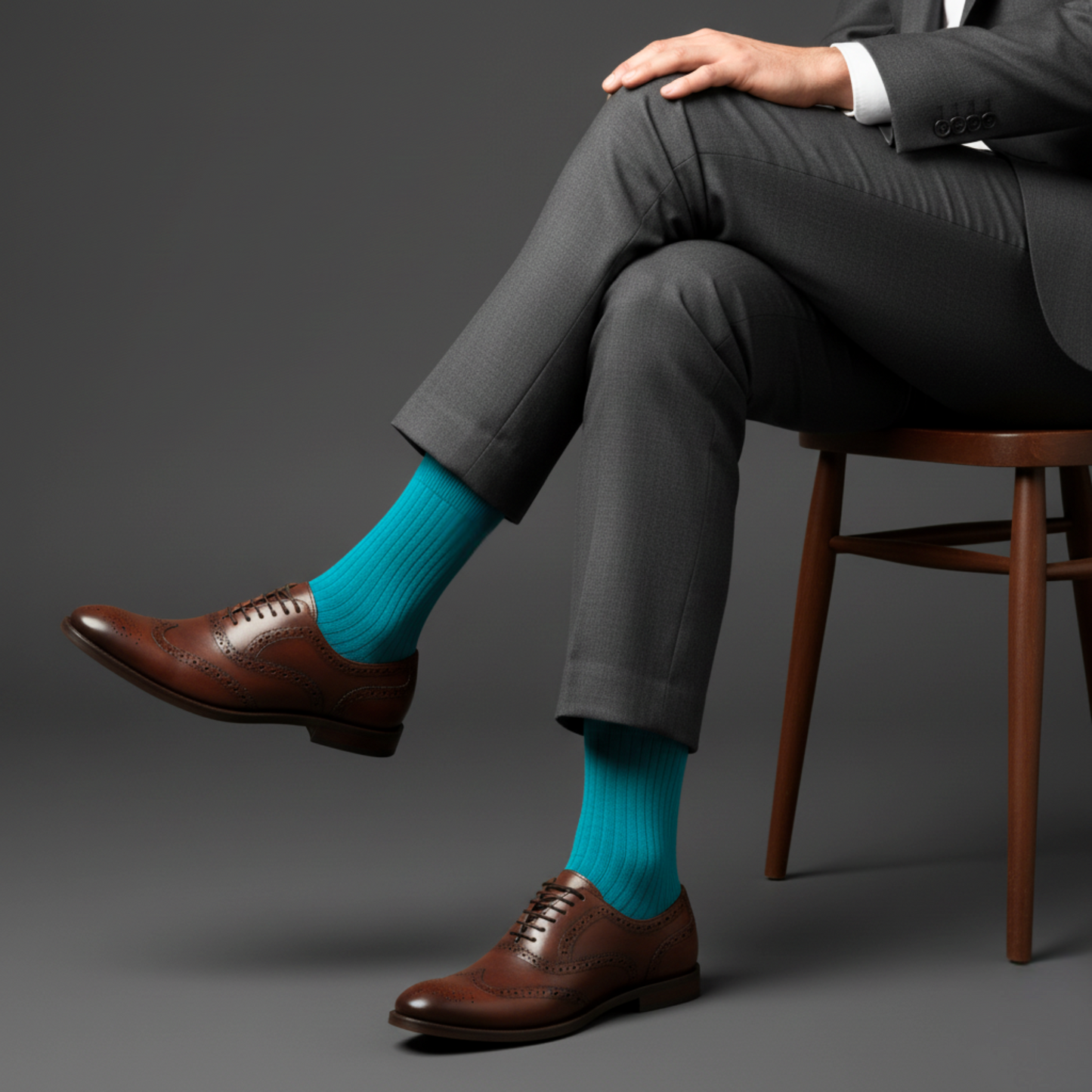 Ocean Blues Set – 6 Pair Blue Gradient Dress Socks for Men & women | Dynamocks