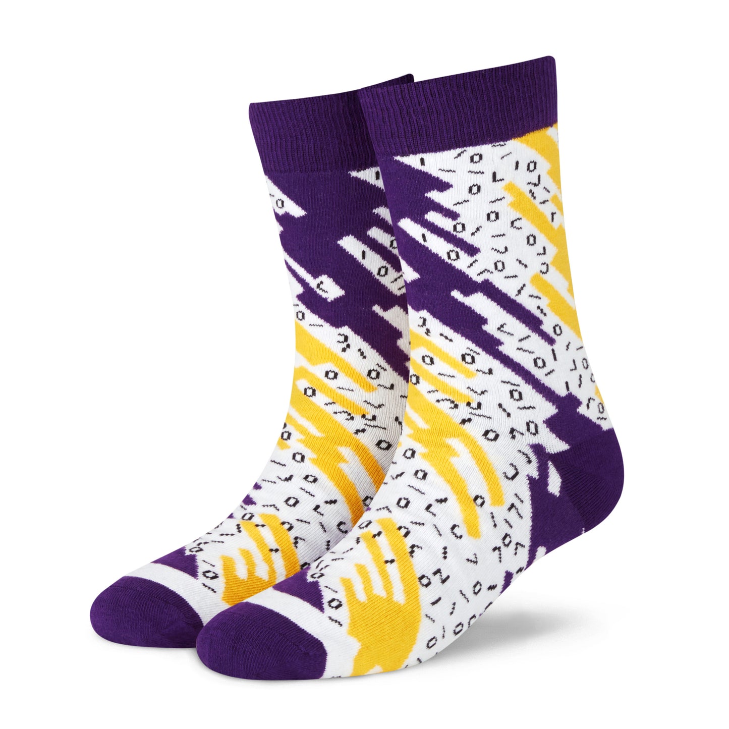 Dynamocks Techno modern cotton crew socks