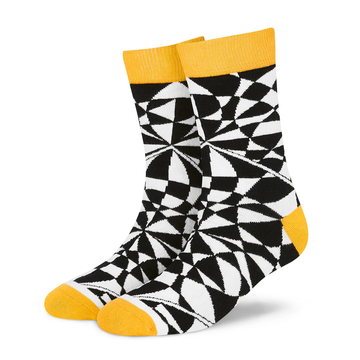 Dynamocks MIRAGE geometric cotton crew socks