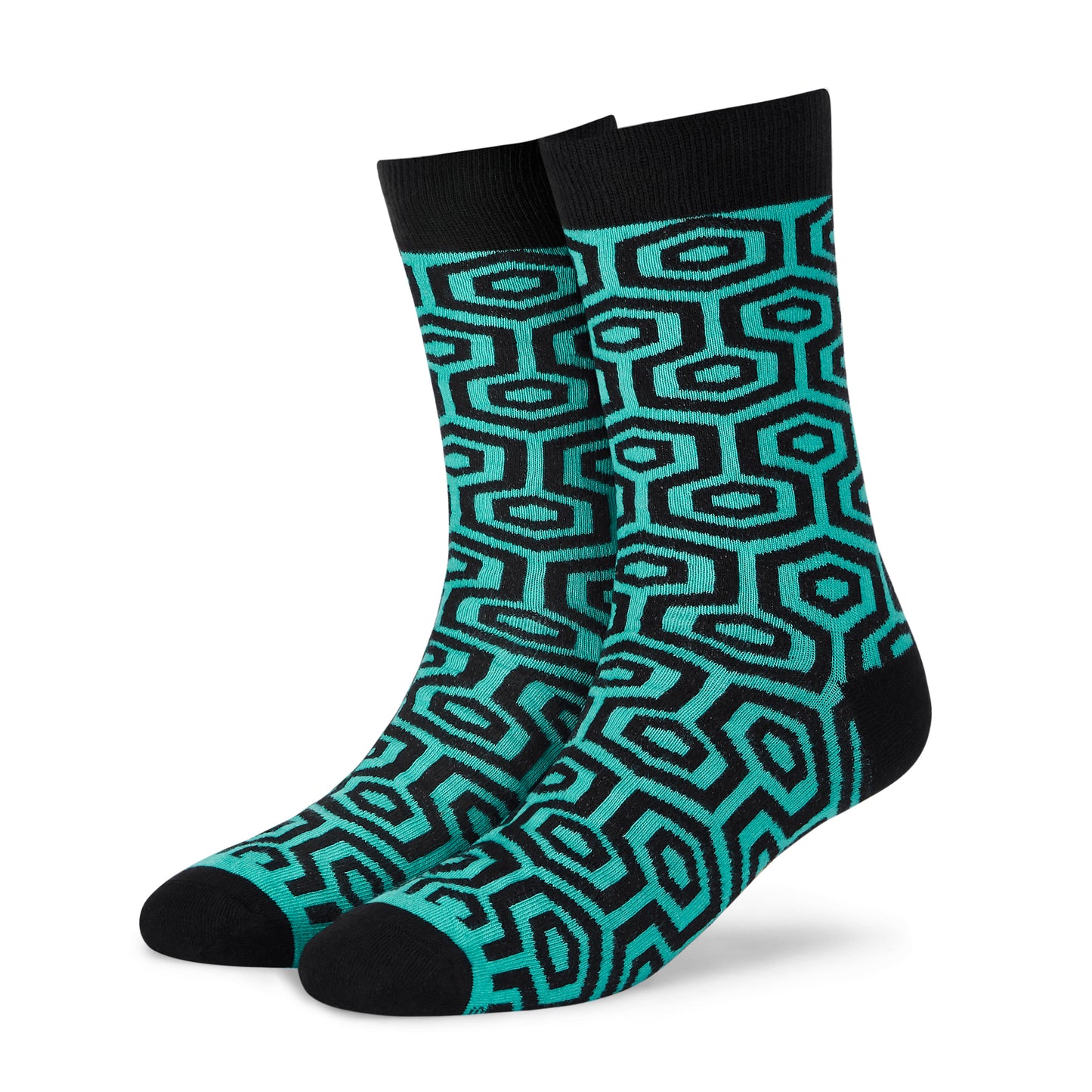 Step Up Your Style with HEXAGON Cotton Crew Length Socks