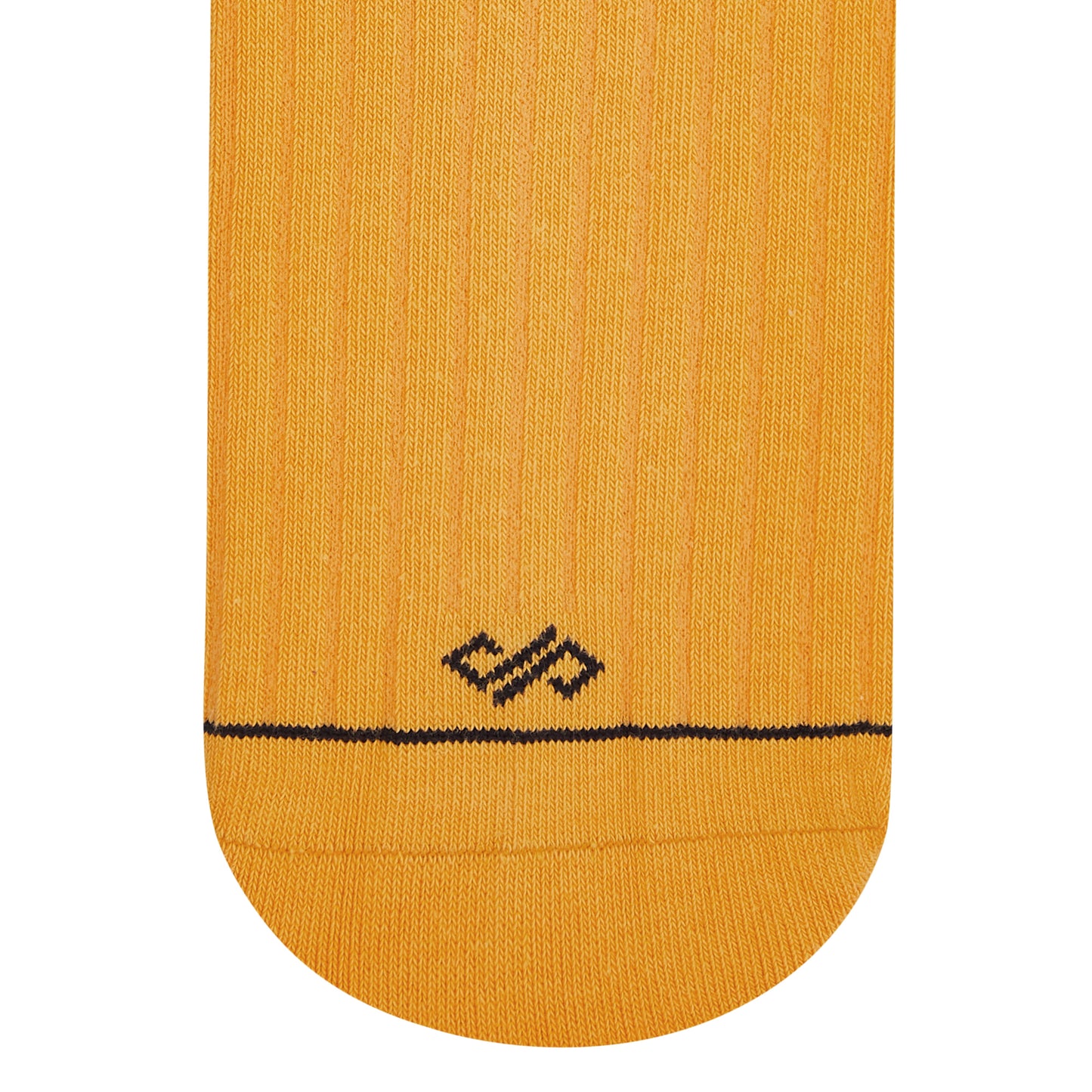 SOLID MANGO Crew Length Cotton Socks: Bold Color & Comfort