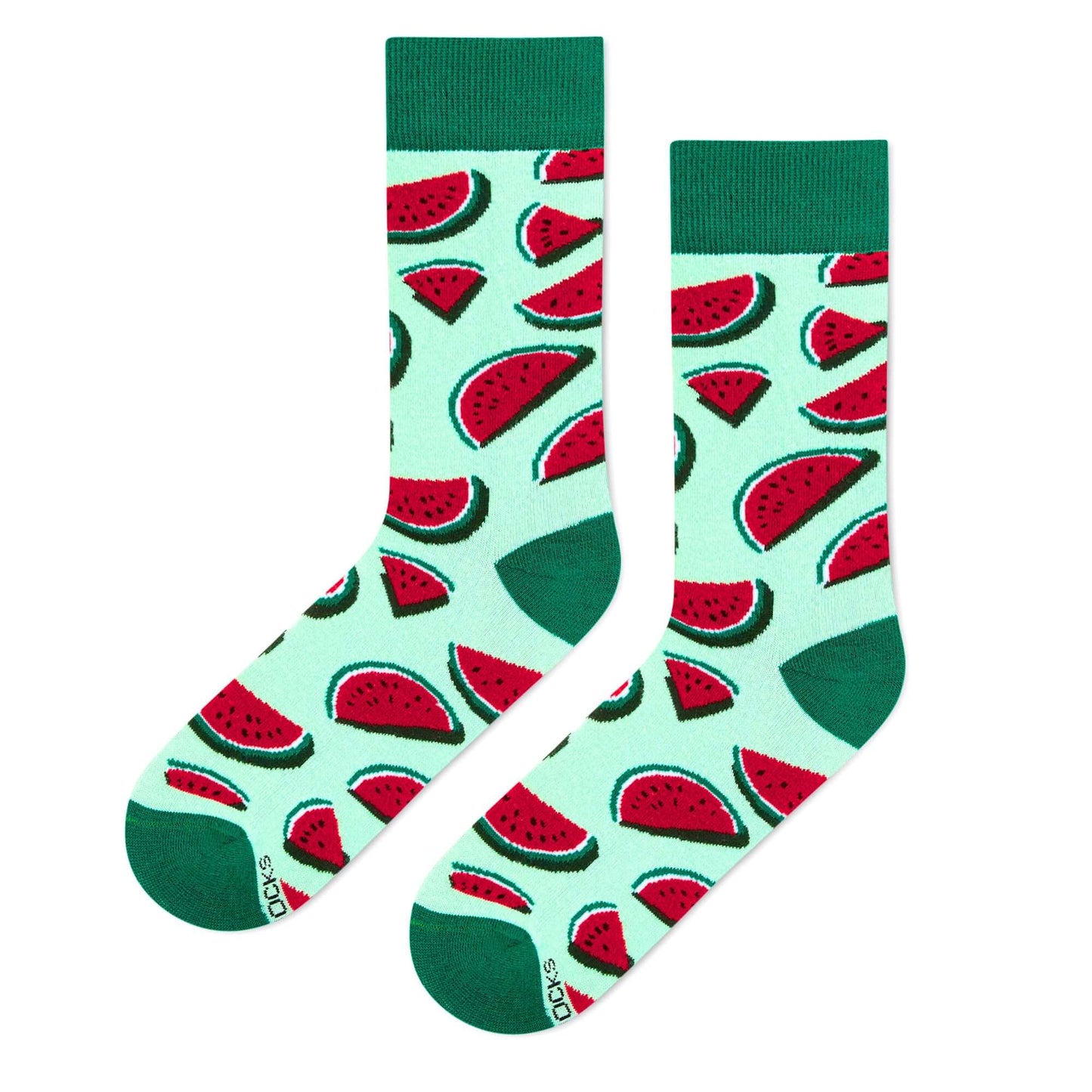 Cotton Ankle Socks: MELON Crew Length Socks