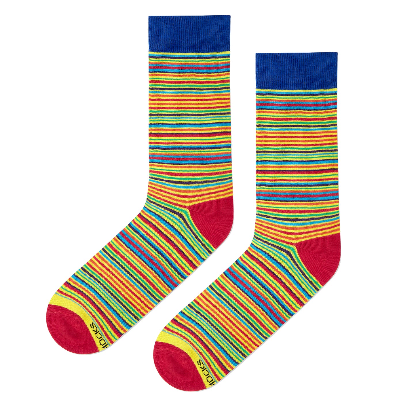 STRIPES 10.0 Rainbow Crew Length Socks