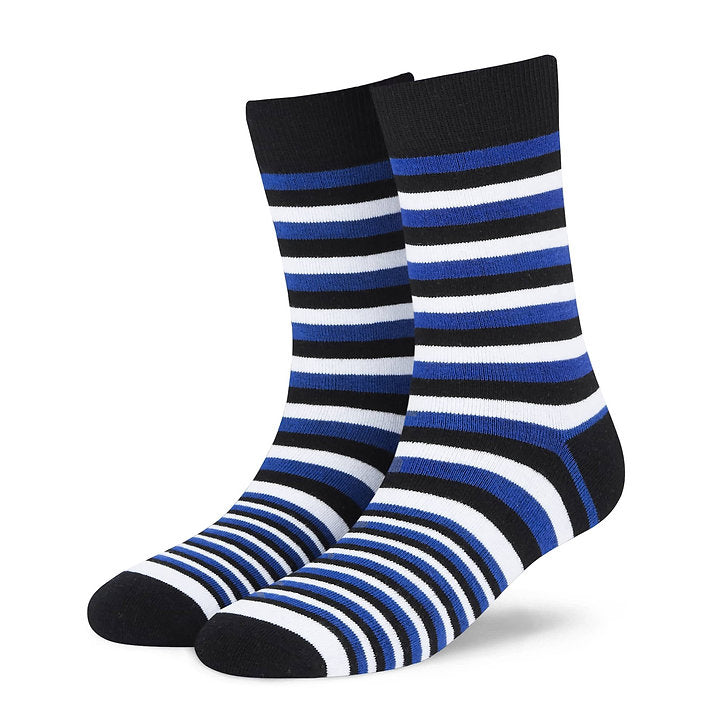 Dynamocks Striped Cotton Crew Socks – Stripes X-1