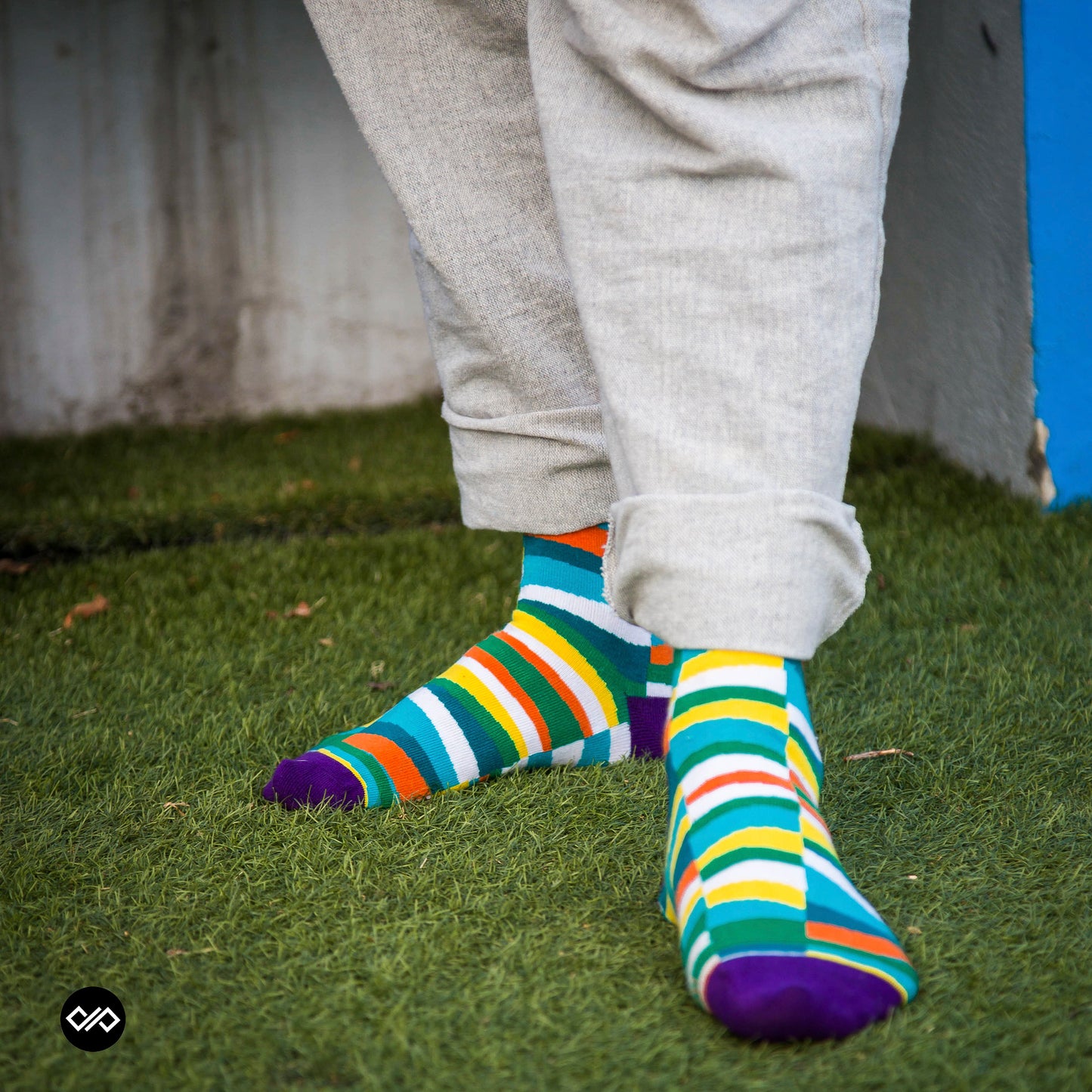 Cotton Crew Socks Combo: Wonky, Mirage, Exotic