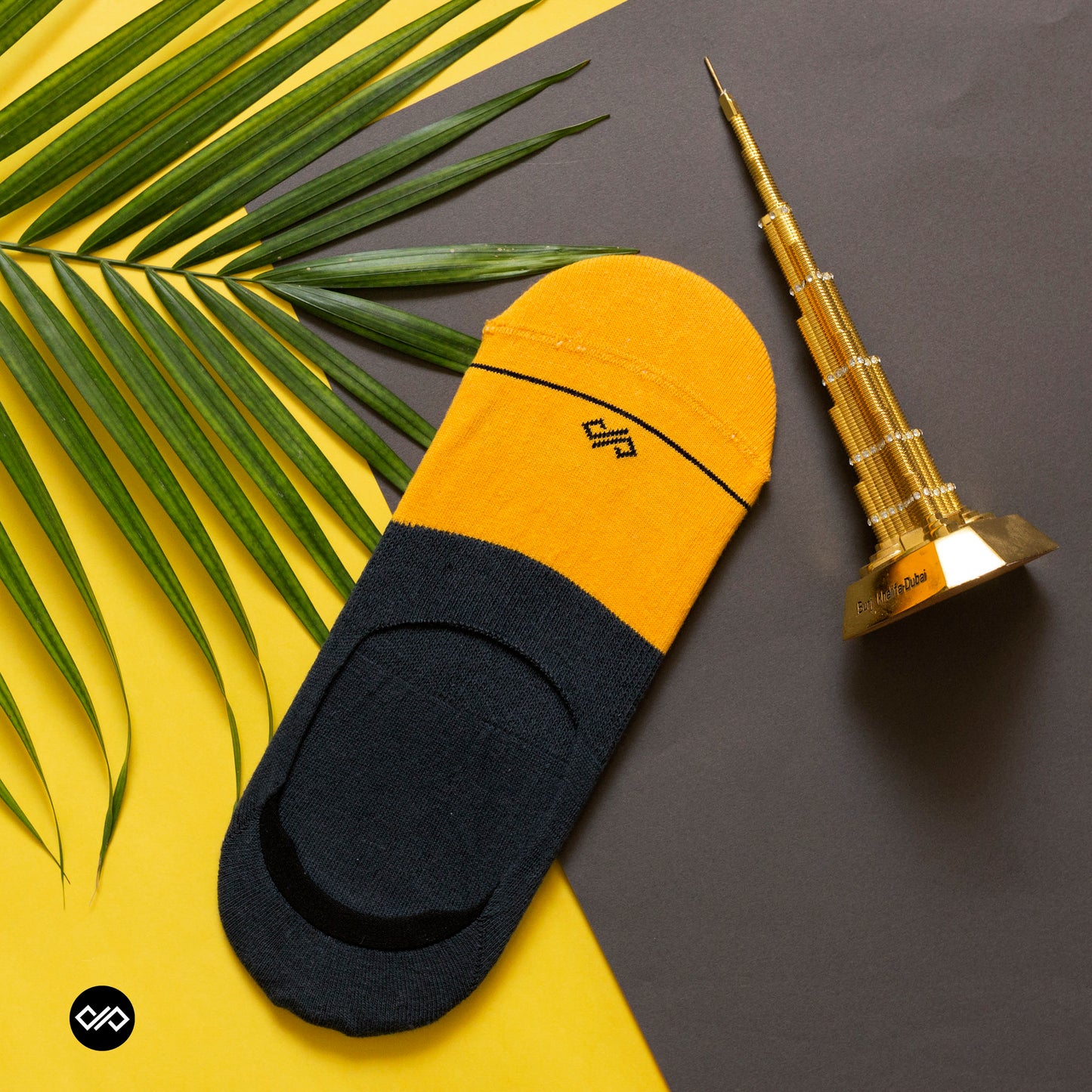 Colorful Cotton Socks: DS Unisex Invisibles (Mango/Antra) – Vibrant Comfort & Style