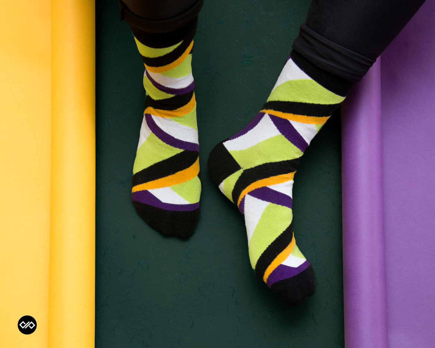 Unique Colorful Designer Premium Cotton Crew Socks bundle-Pack of 4 Sale