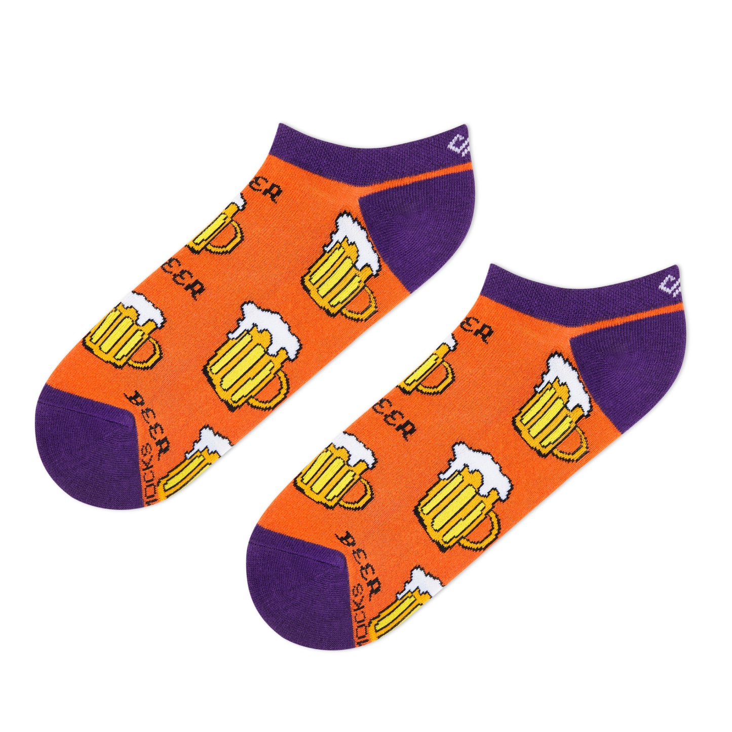 Beer-Themed Fun Socks for Men & Women | Low Ankle Length