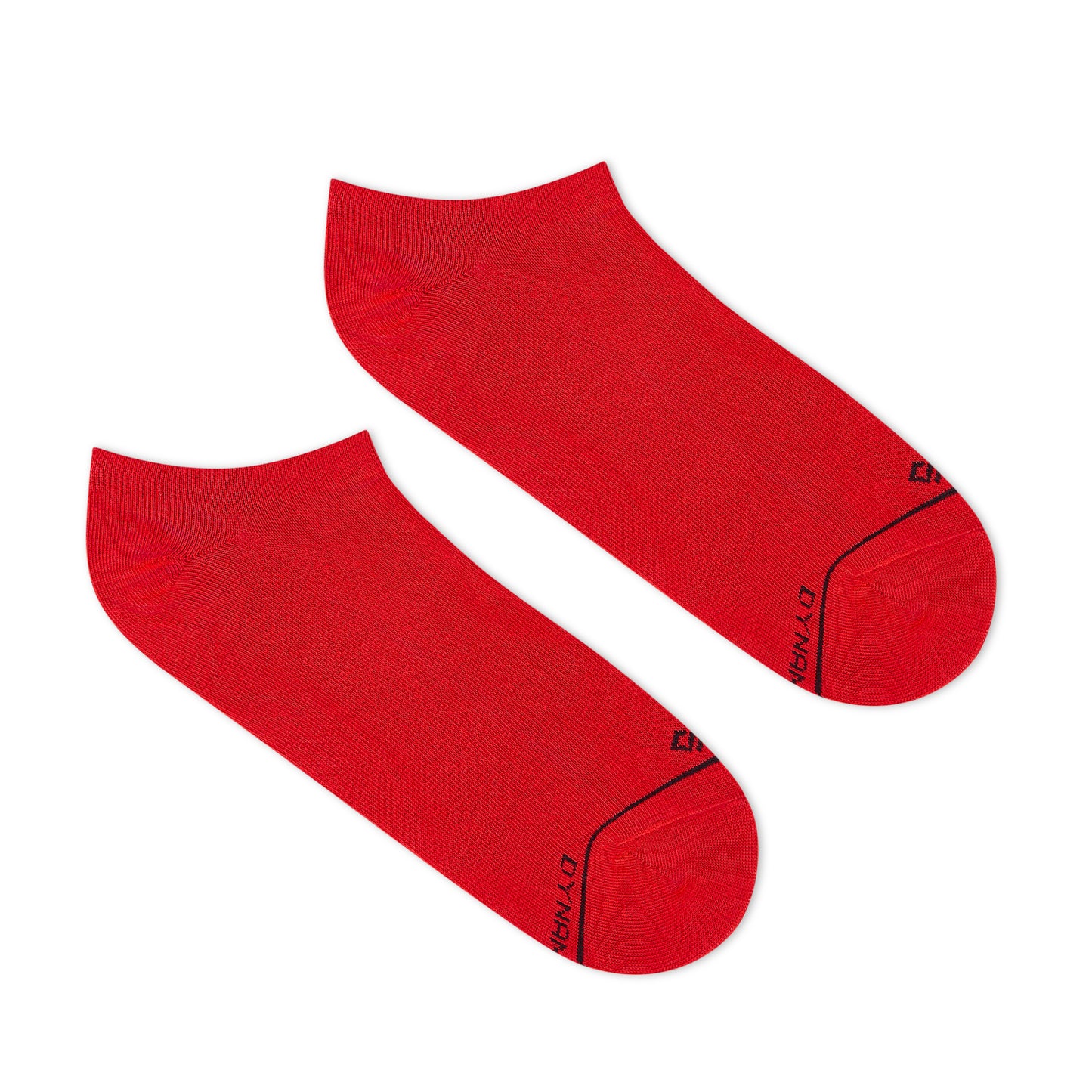 Red Unisex Low Ankle Length Socks