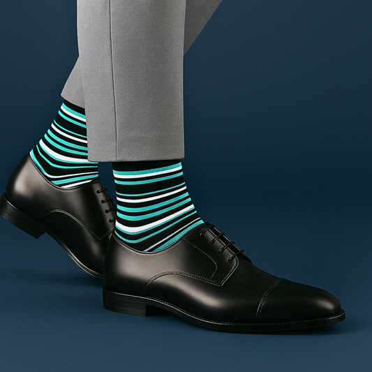 Cotton Crew Socks: STRIPES 15.0 Crew Length Socks