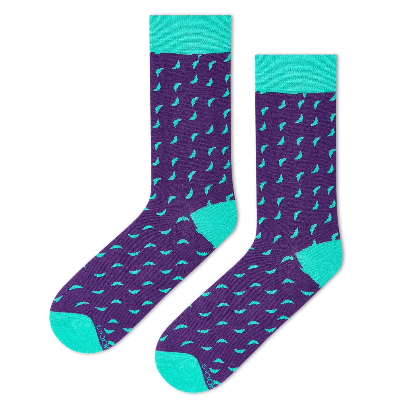 Dynamocks Cruise relaxed polka dot cotton crew socks