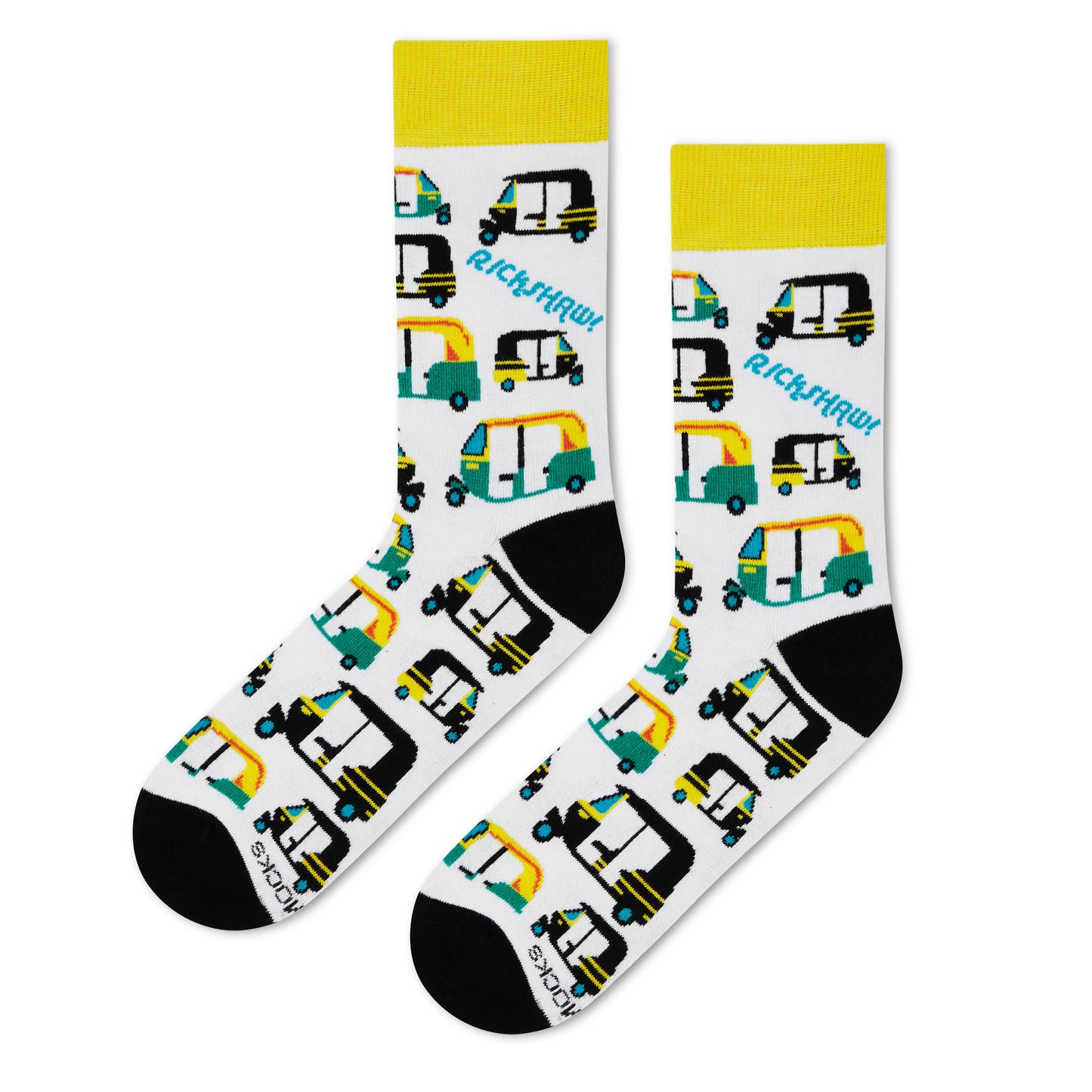 Dynamocks Tuk Tuk novelty cotton crew socks