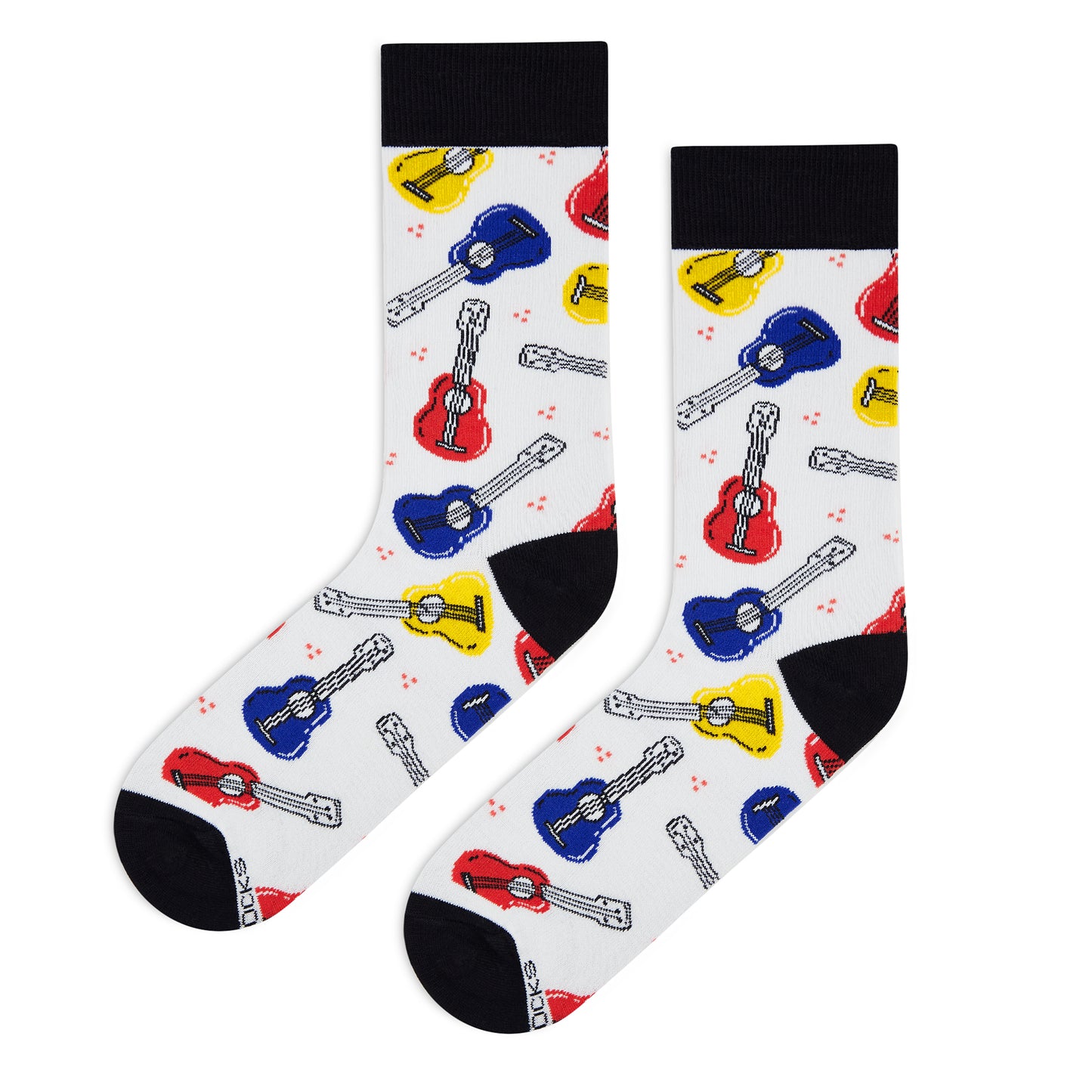 GUITAR Crew Length : Men & Women Designer Funky, Funny Creative Colorful Socks - Unisex Socks