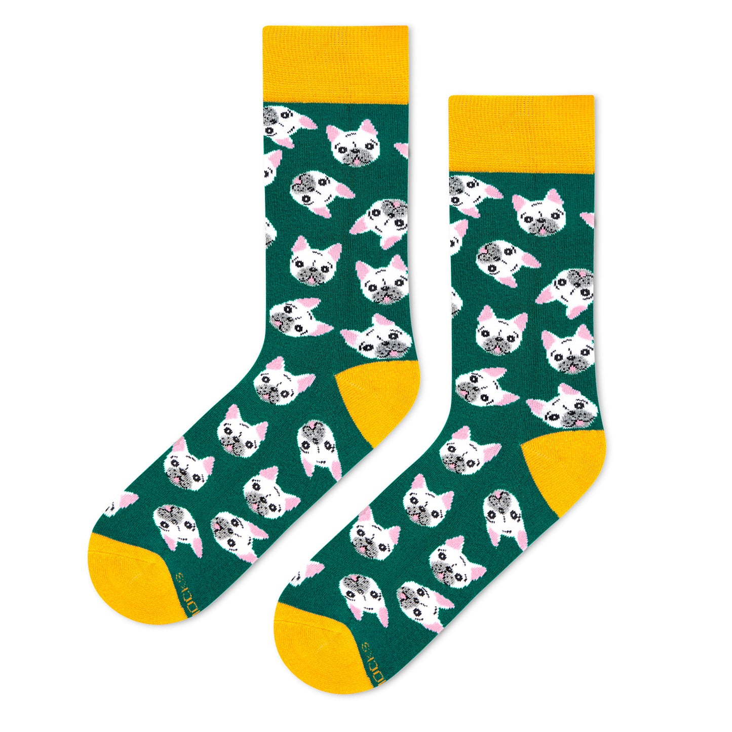 Dynamocks Pug novelty cotton crew socks