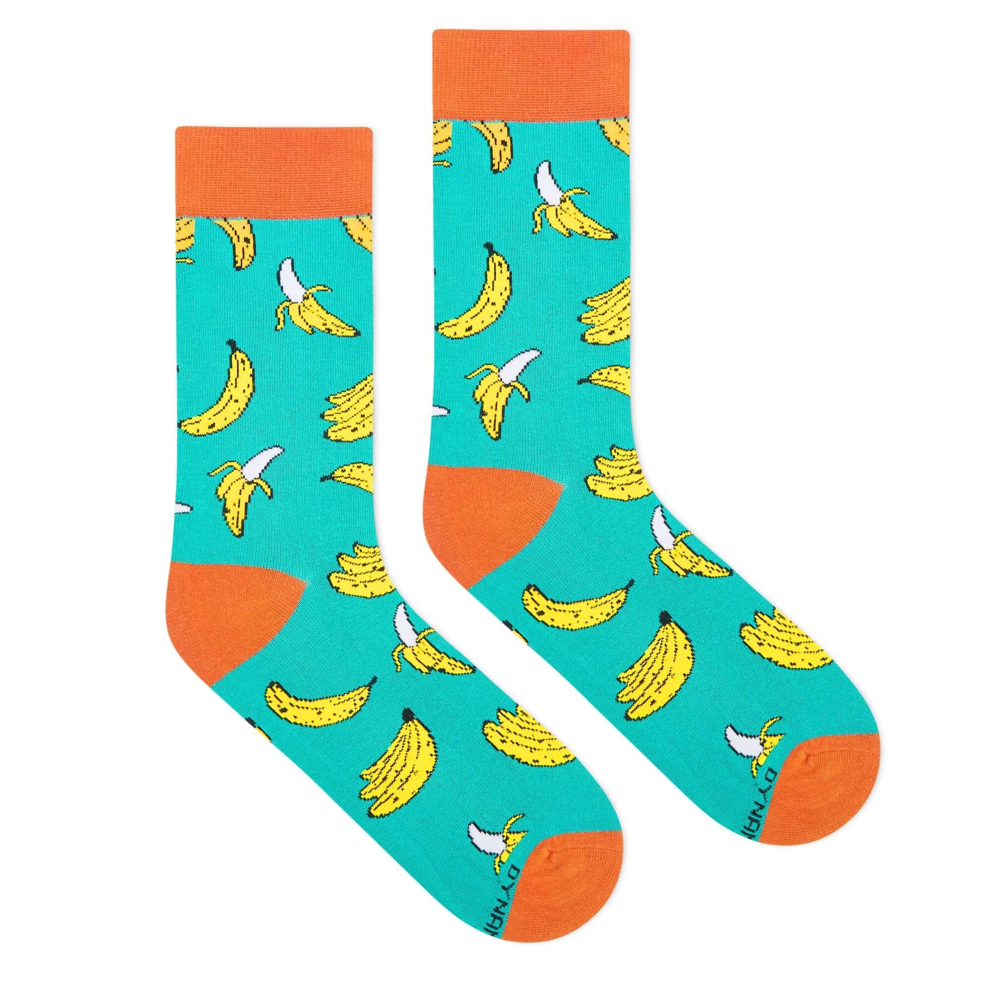 Banana Crew Socks | Fruity Fun & Cotton Comfort