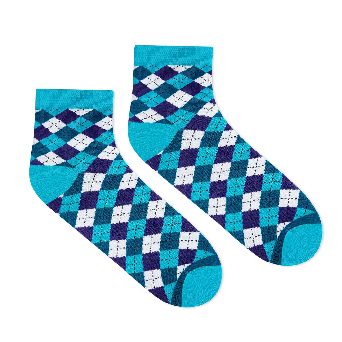 Cotton Ankle Socks – Dandy Aqua Ankle Length Socks