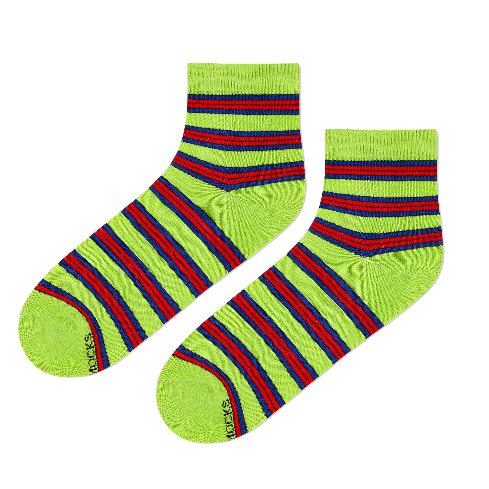 Cotton Ankle Socks - Stripes 11.0