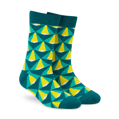 Dynamocks Beam Geometric Cotton Crew Socks – Crew