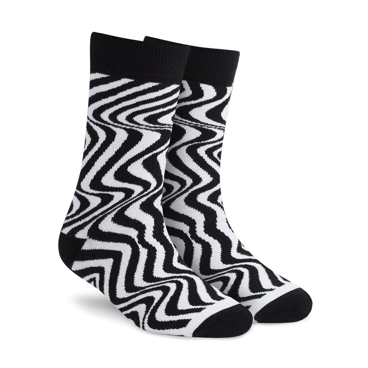 MONO - BLACK & WHITE CREW LENGTH SOCKS