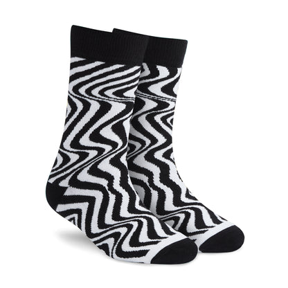 MONO - BLACK & WHITE CREW LENGTH SOCKS