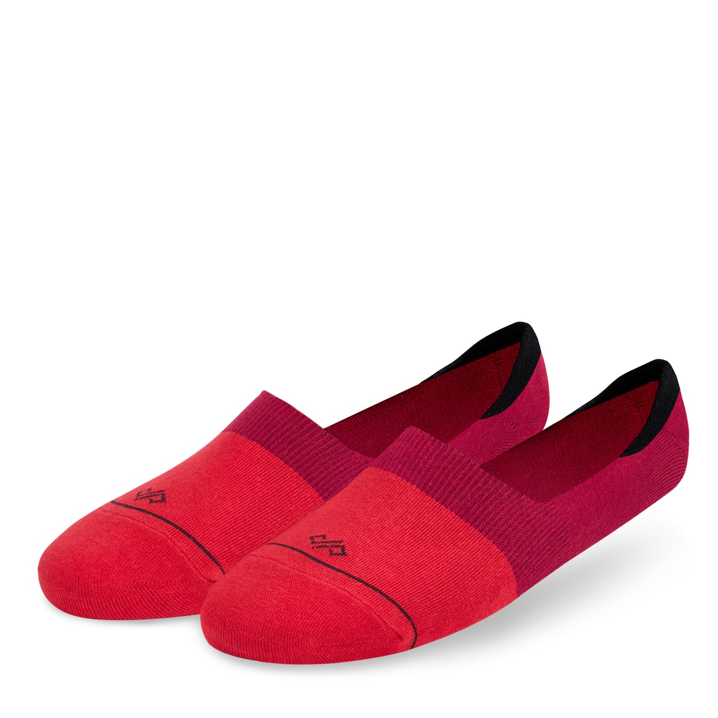 Colorful Cotton Socks - DS Unisex Invisibles | Red & Maroon Comfort for All Day Wear
