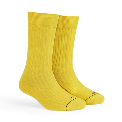 Dynamocks Gold Cotton Crew Socks – Solid