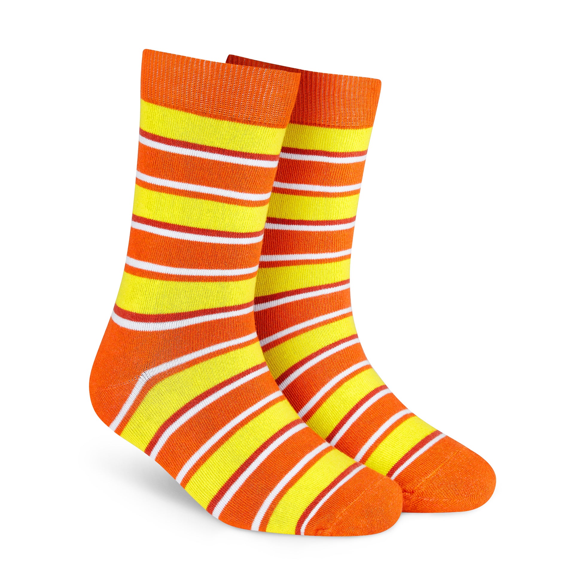 "Stripes 14.0 Crew Socks | Classic Cotton Comfort for Every Step"

