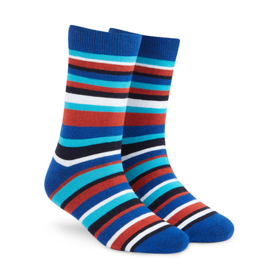 Cotton Crew Socks: STRIPES 1.0 Crew Length Socks