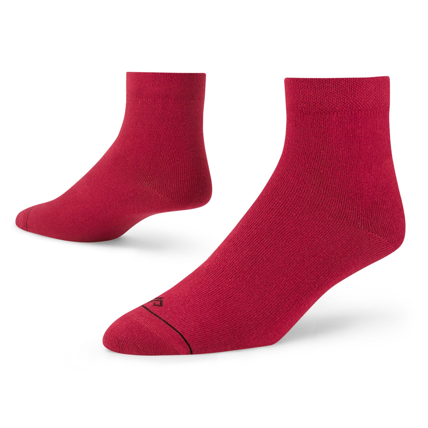 SOLID MAROON ANKLE LENGTH SOCKS - Cotton Ankle Socks