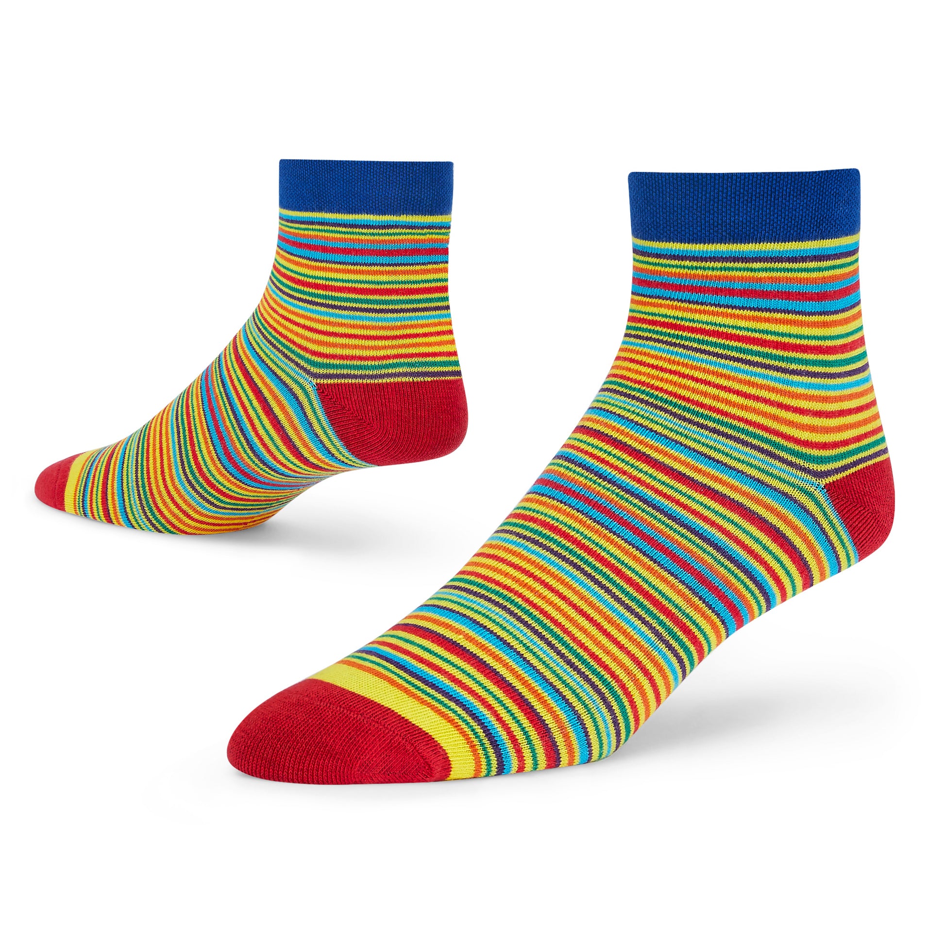 Striped Cotton Ankle Socks Combo: Everyday Style