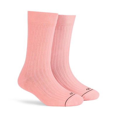 Dynamocks Peach Cotton Crew Socks – Solid