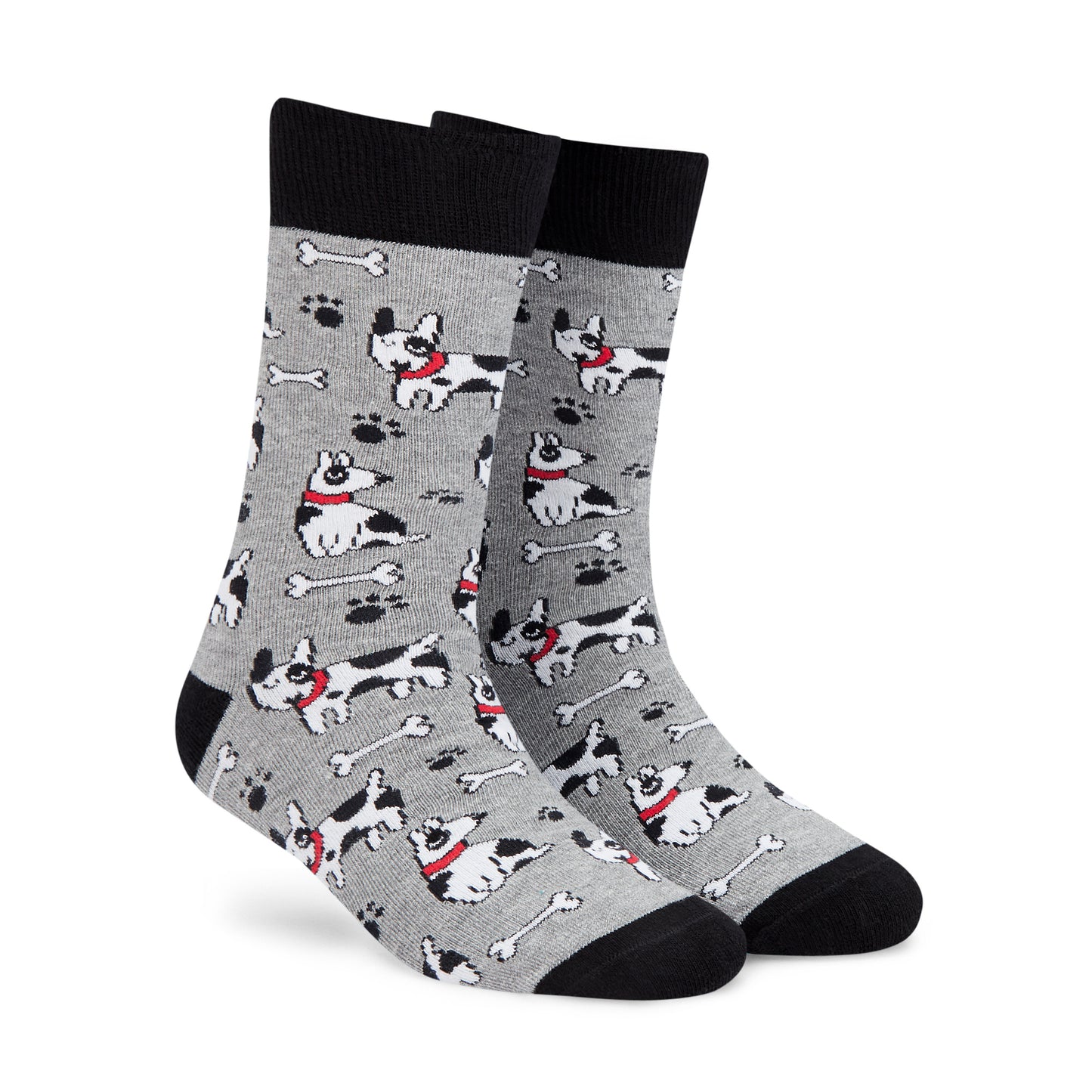 Cotton Crew Socks: HAPPY Crew Length Socks