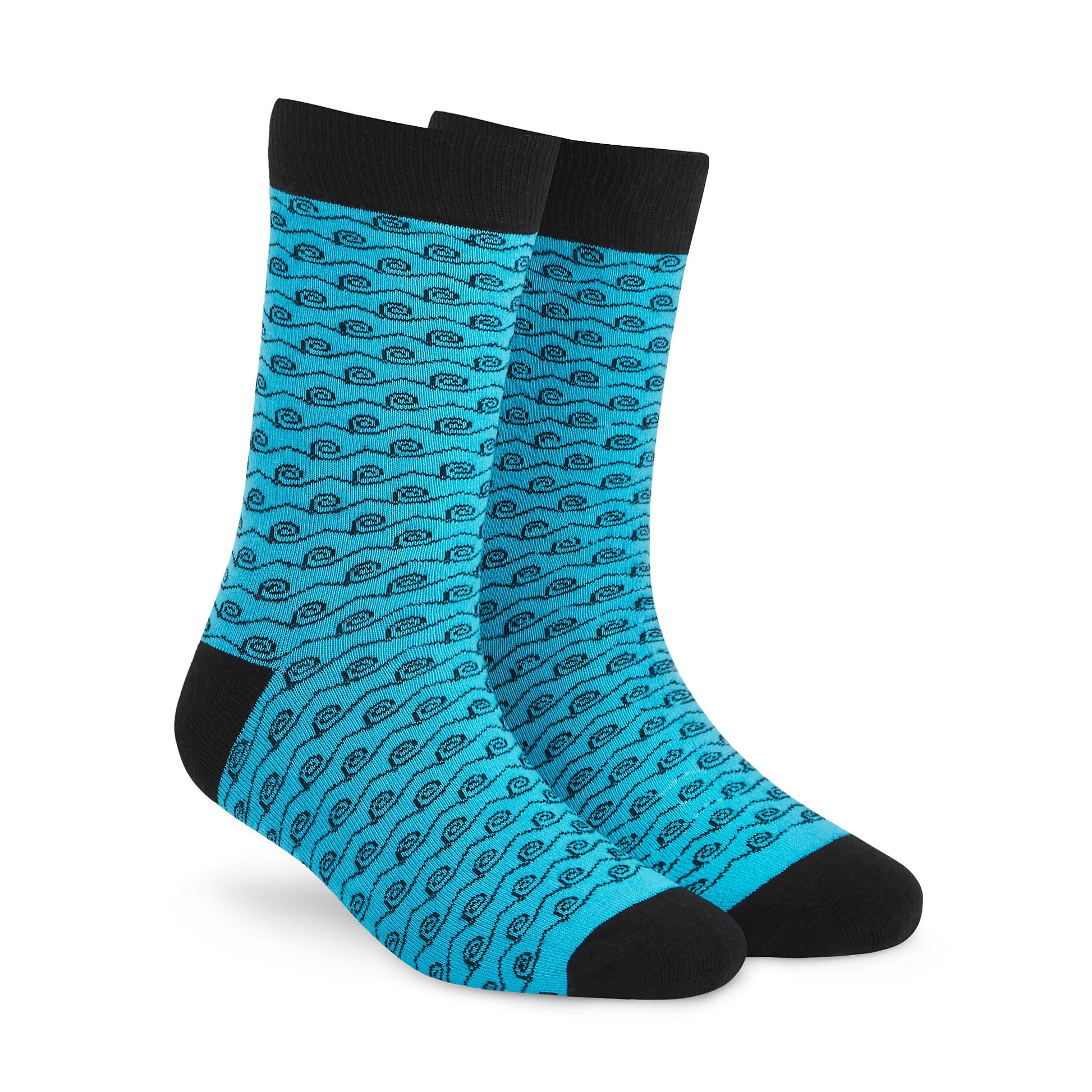 TIDES CREW LENGTH SOCKS - Cotton Crew Socks