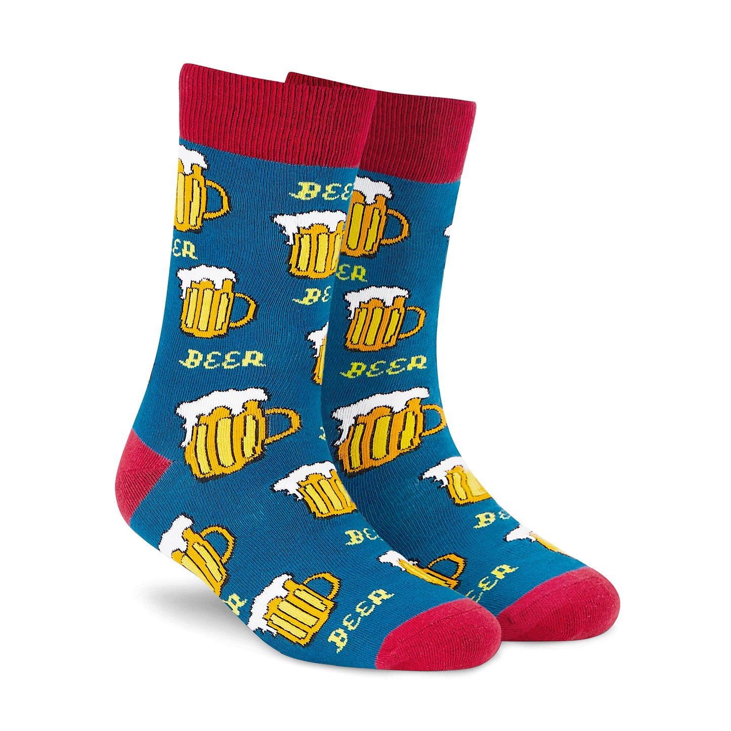 Cotton Crew Socks Combo: Burger, Beer, SSU, Pizza – Fun & Quirky Footwear

