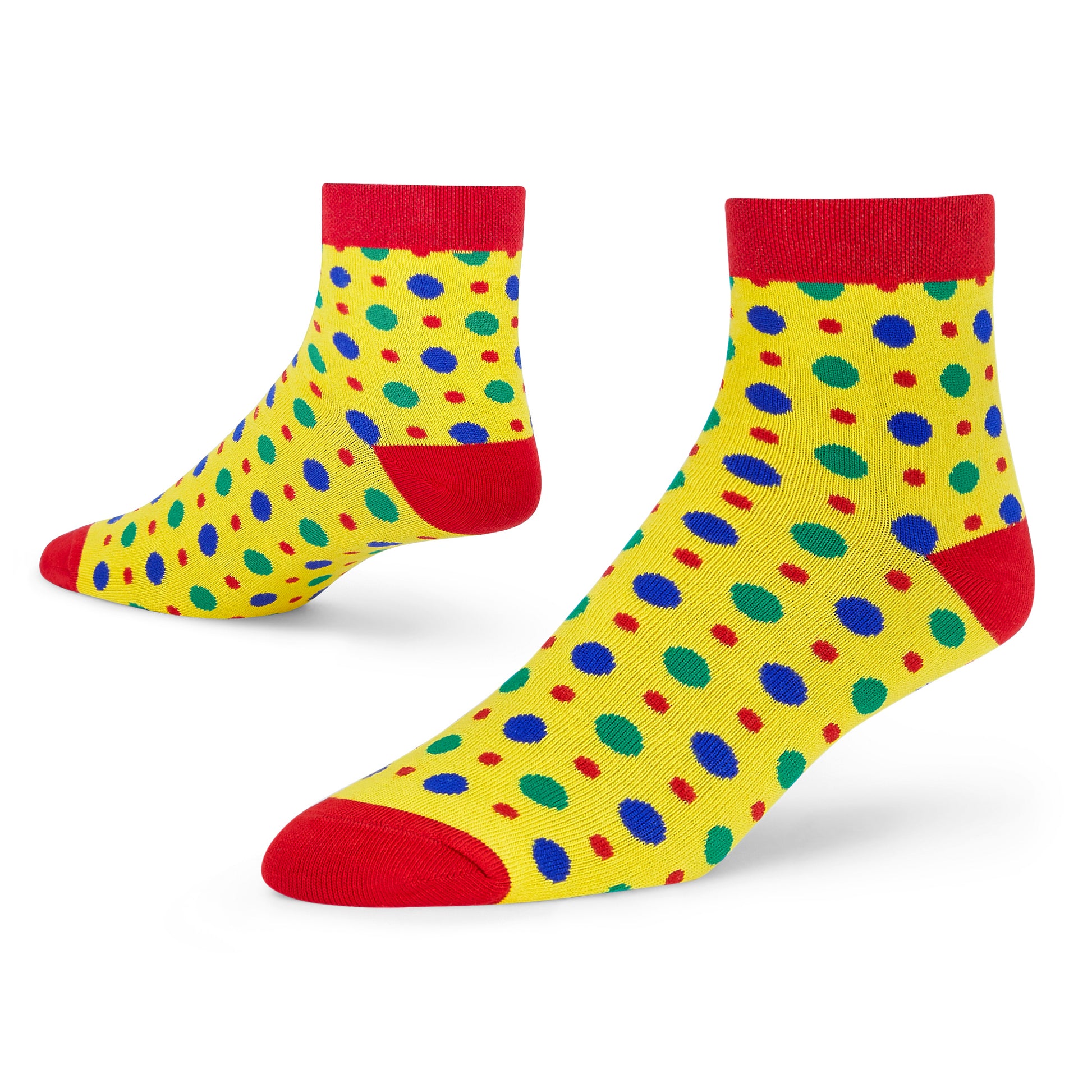 Fizzy Yellow Cotton Ankle Socks