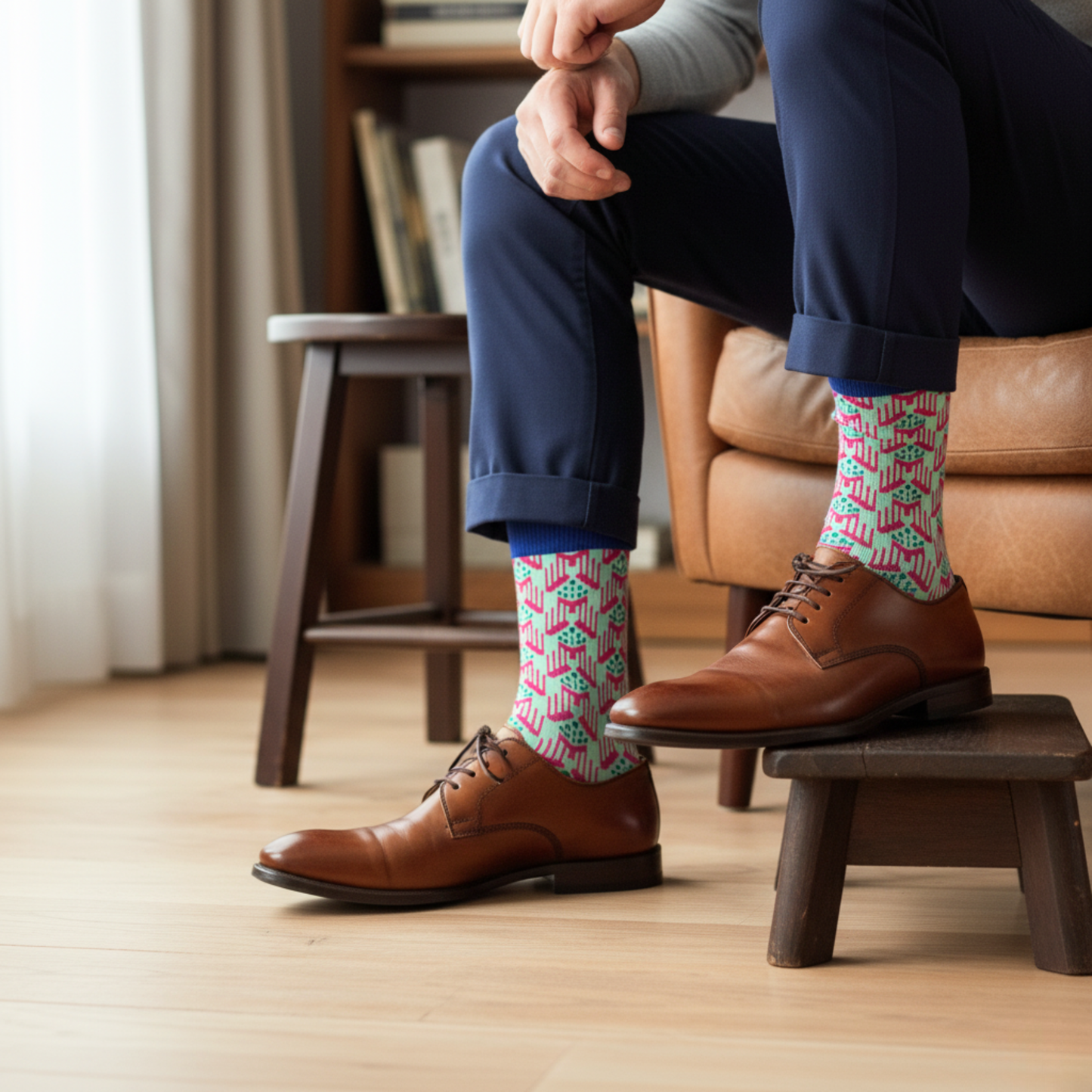 Jazz Men & Women Designer Premium Dress Socks