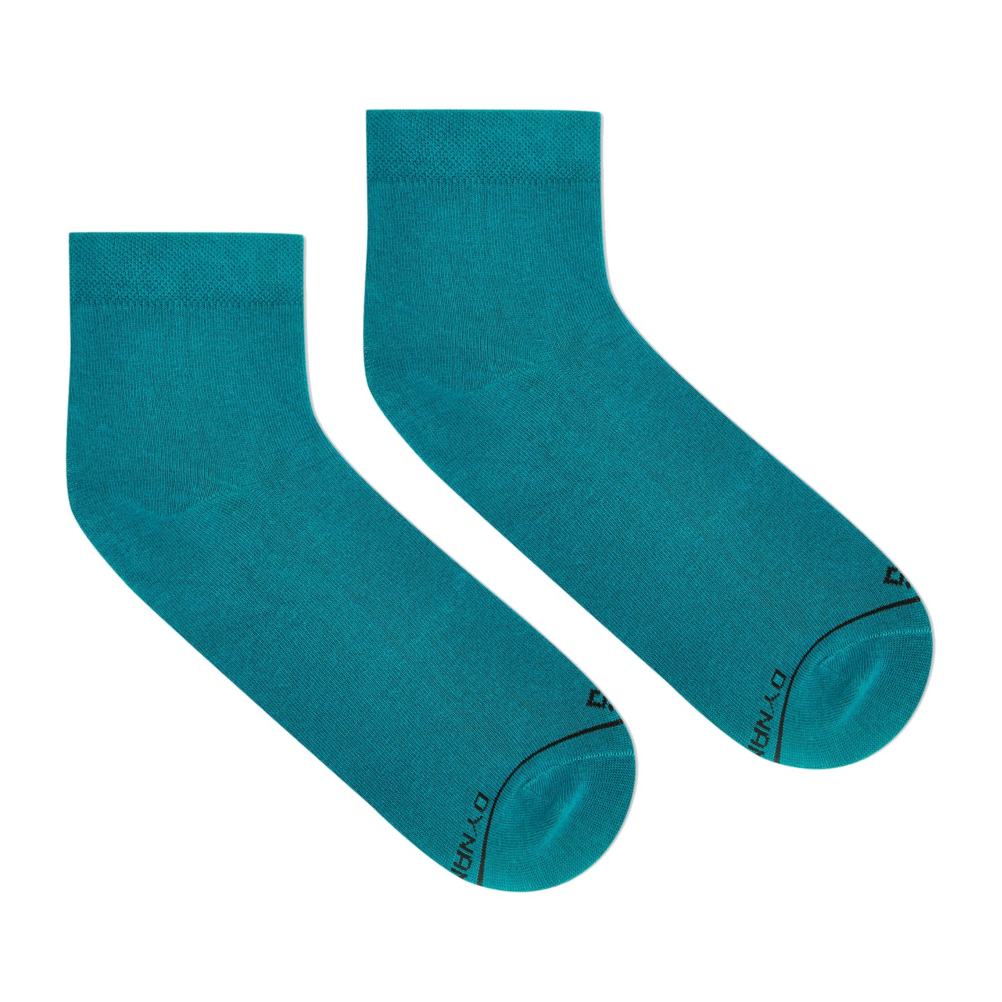 SOLID TEAL GREEN ANKLE LENGTH SOCKS - Cotton Ankle Socks