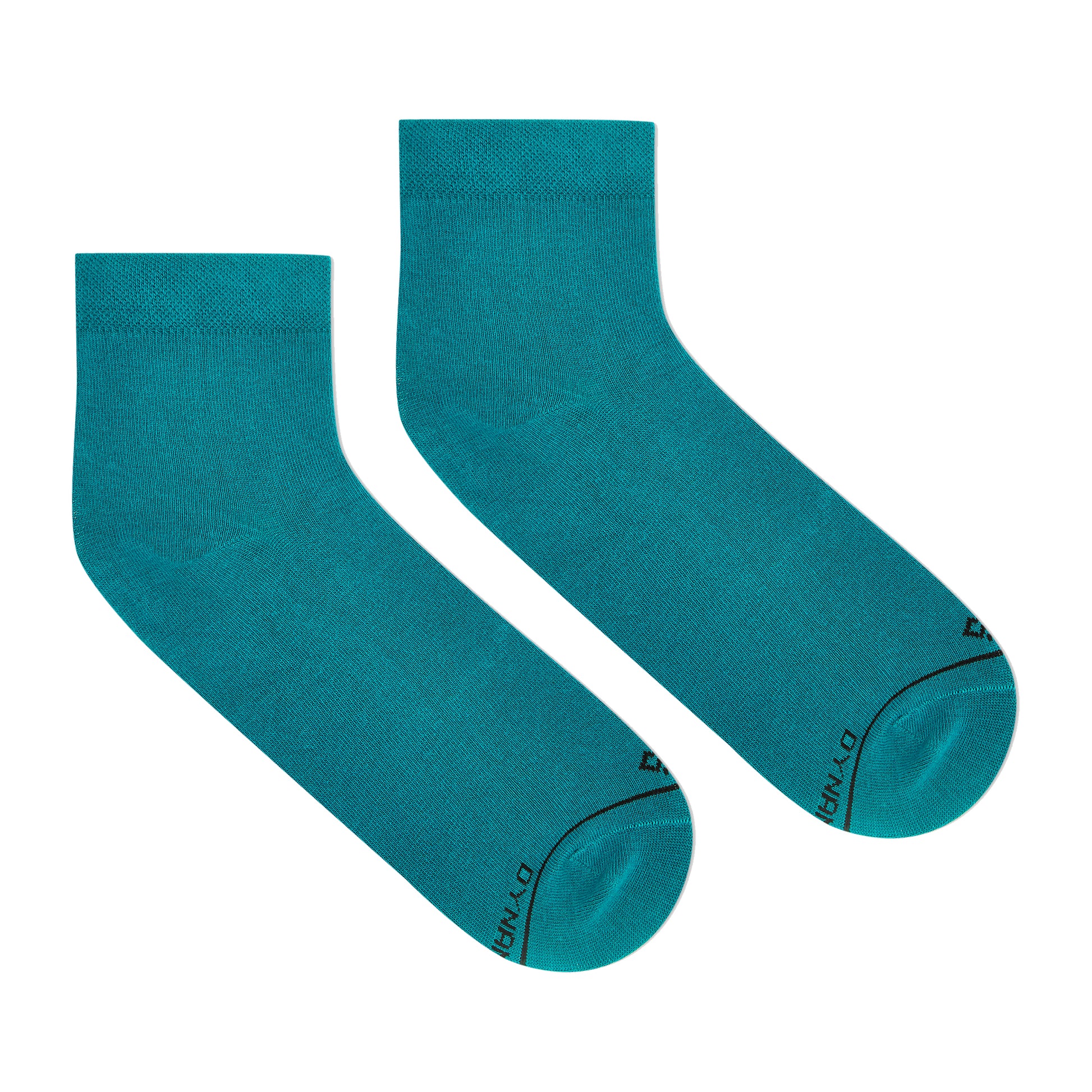 SOLID TEAL GREEN ANKLE LENGTH SOCKS - Cotton Ankle Socks