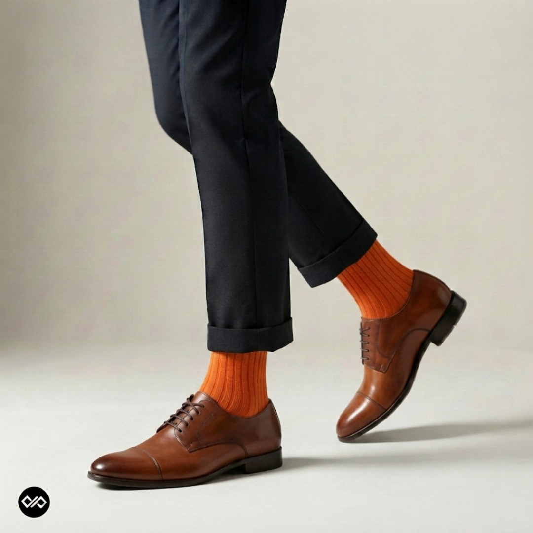 Sunset Solids – 6 Pair Warm Color Dress Socks for Men & Women | Dynamocks