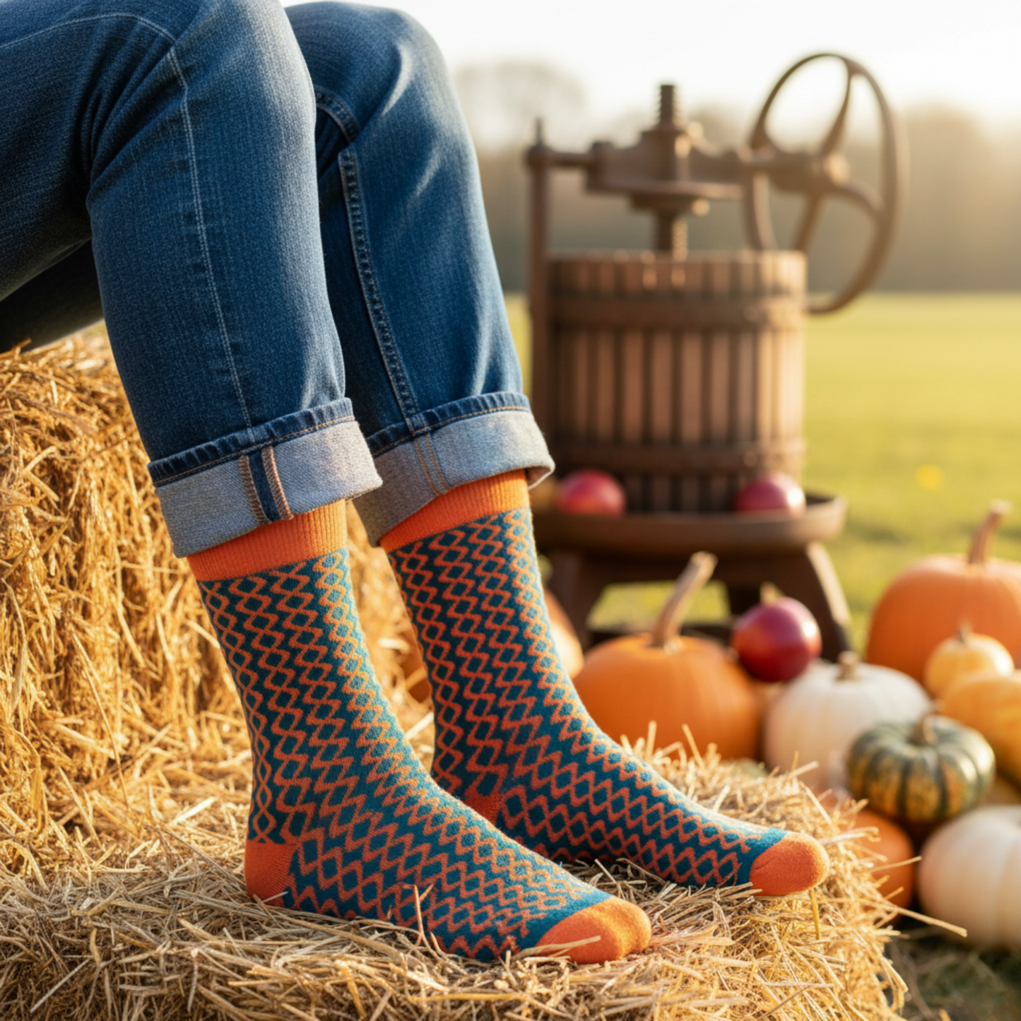 Cotton Crew Socks: Charm Crew Length Socks