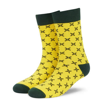 POP Crew Length Socks: Make a Statement with Bold Color