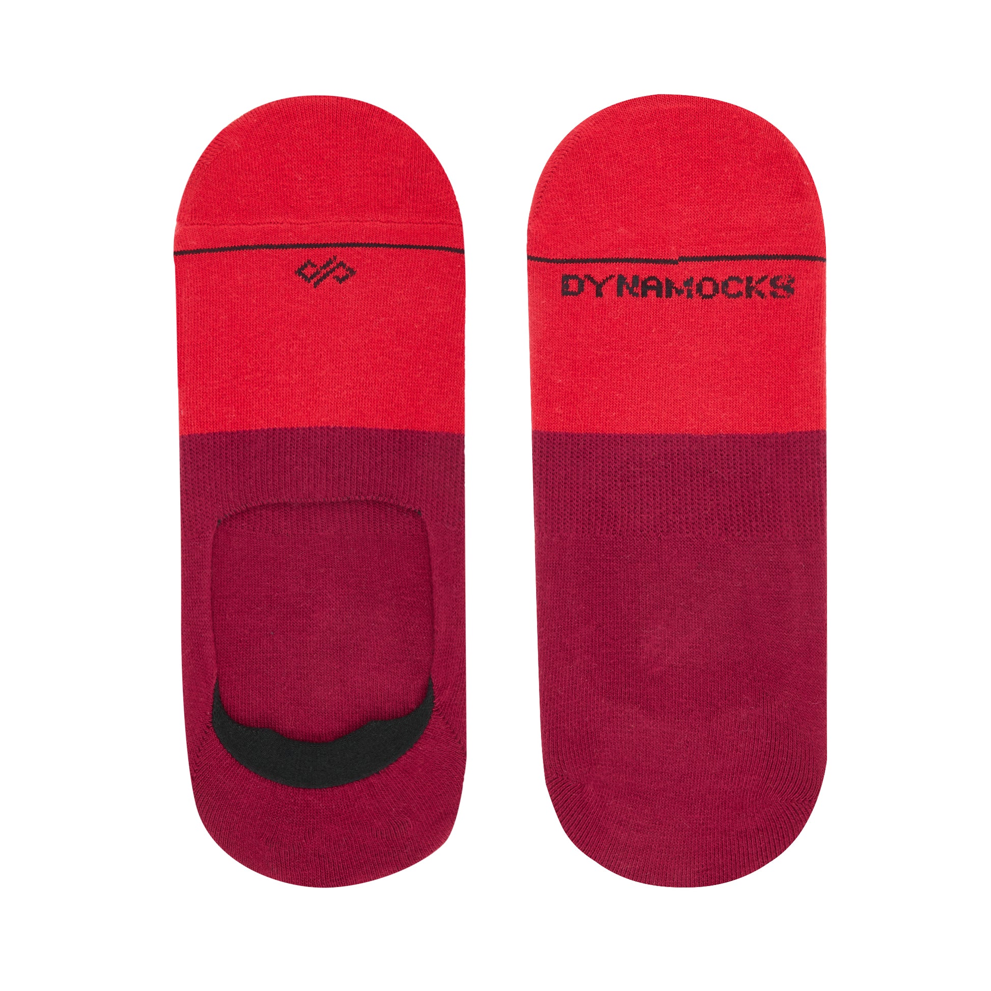 Colorful Cotton Socks - DS Unisex Invisibles | Red & Maroon Comfort for All Day Wear