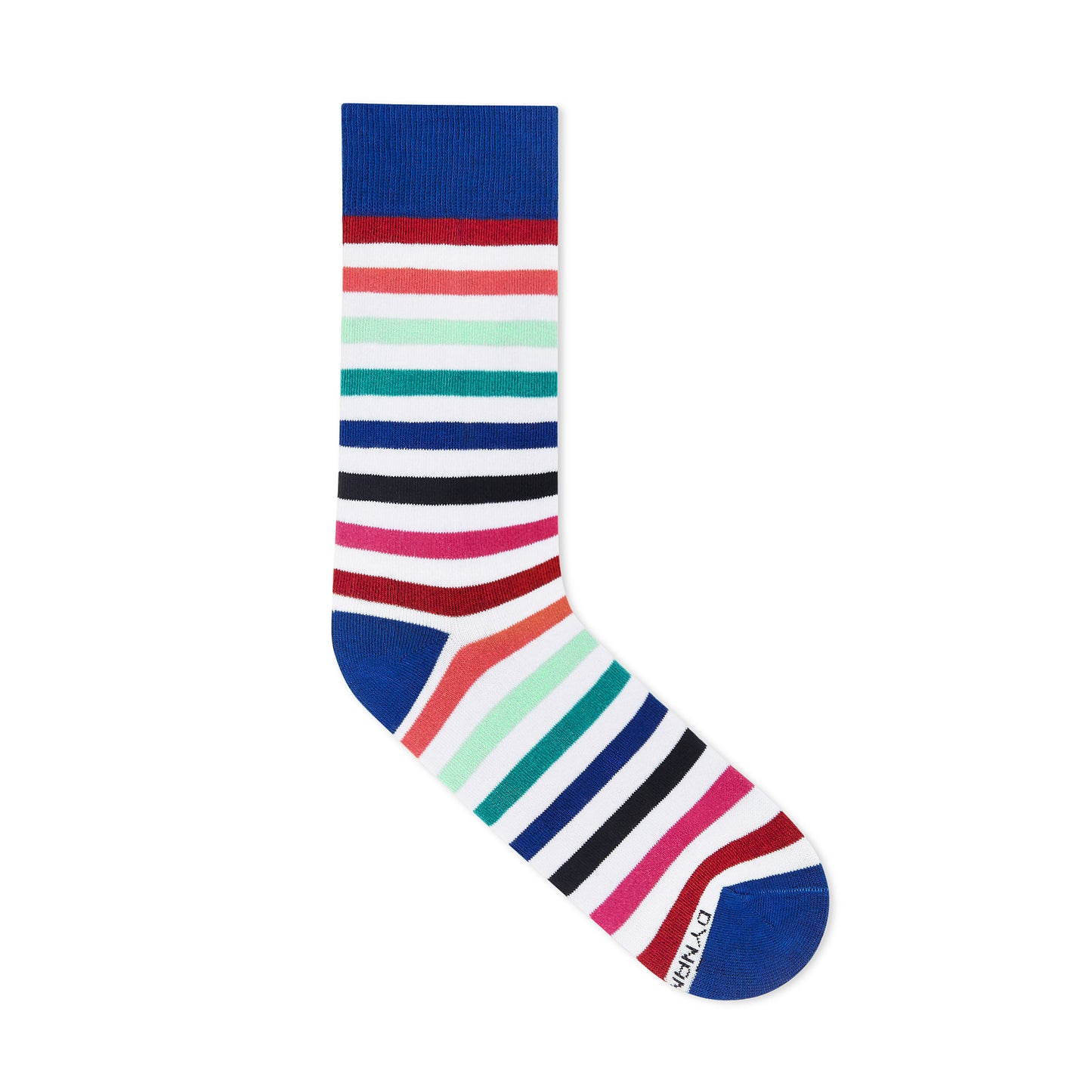 Cotton Crew Socks: STRIPES 19.0