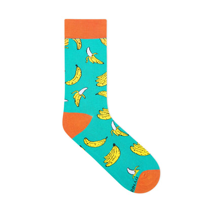 Banana Crew Socks | Fruity Fun & Cotton Comfort