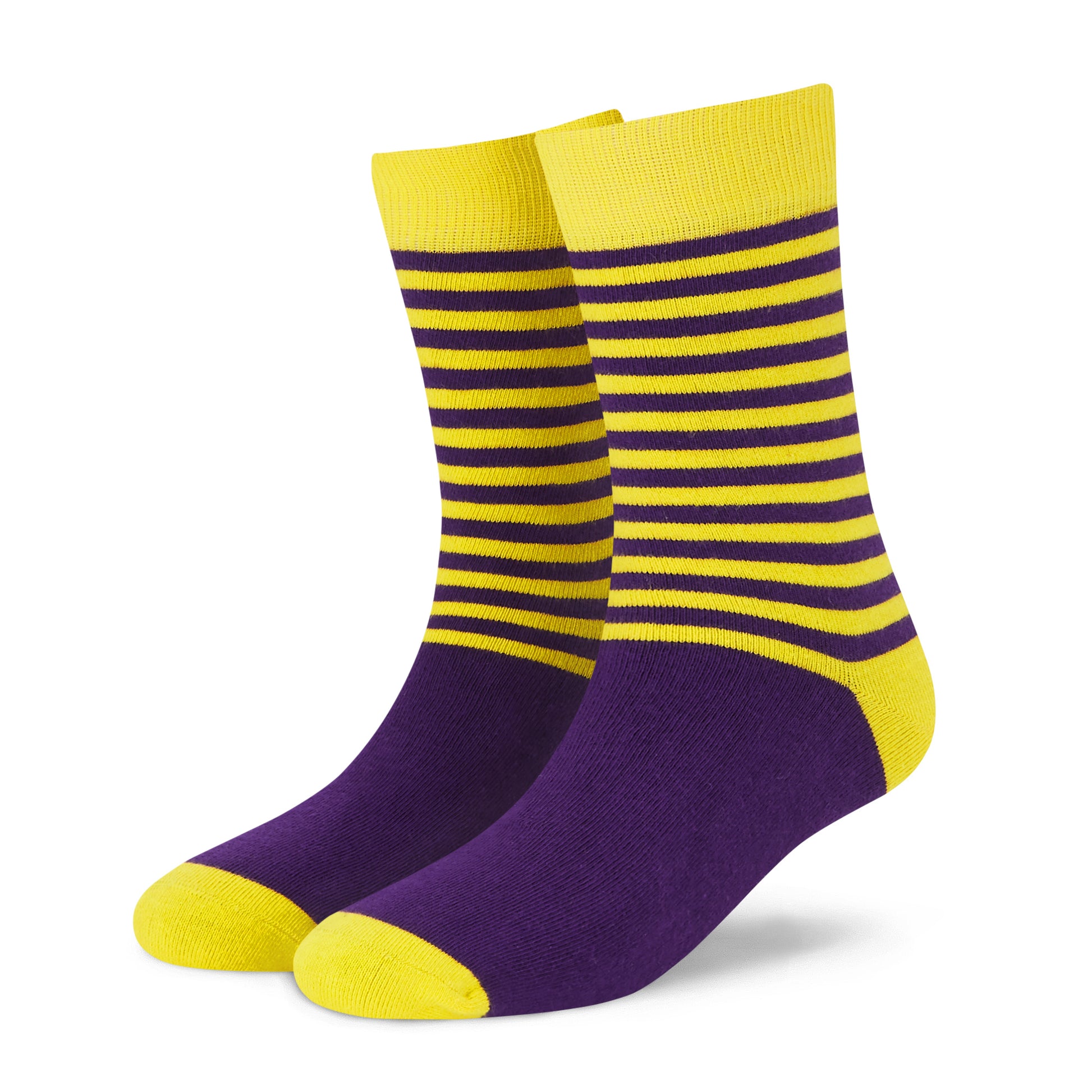 STRIPES DUO 2.0 Cotton Crew Socks | Style Meets Comfort