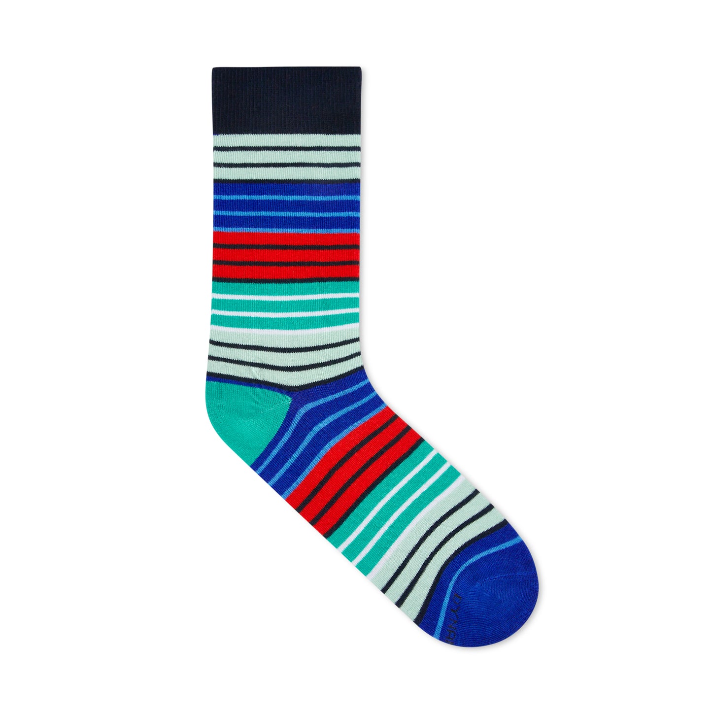 Cotton Crew Socks: STRIPES 12.0 Crew Length Socks