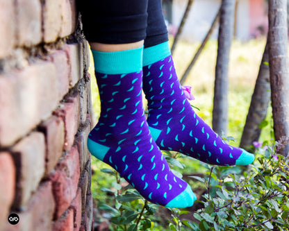 Relaxed Fit Cotton Socks: CRUISE Crew Length Socks
