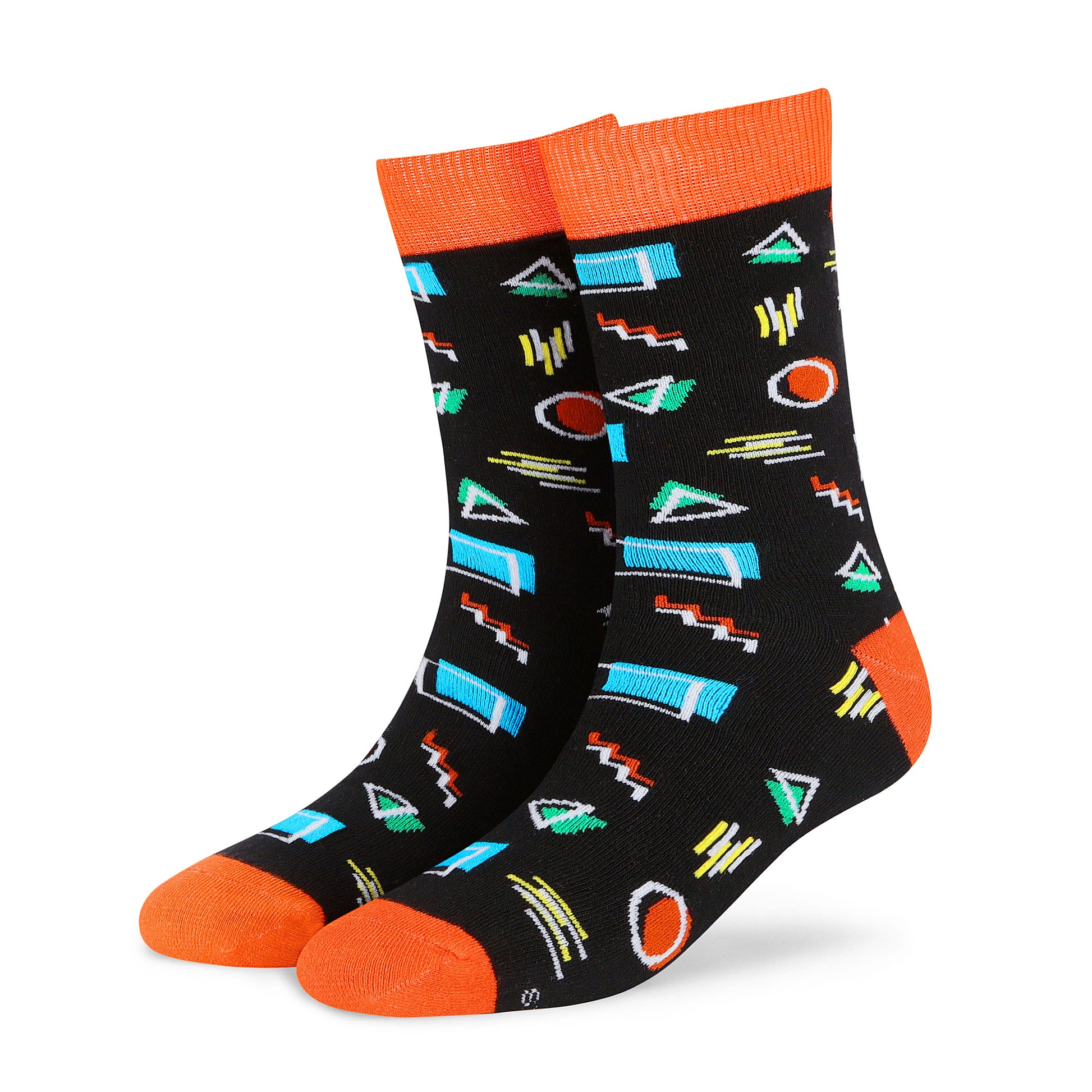 Cotton Crew Socks: NEON Crew Length Socks